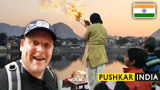 THIS Is Why Pushkar India Is SO INCREDIBLE 🇮🇳 Sacred Pushkar Lake Hindu Ceremony [upl. by Donall604]