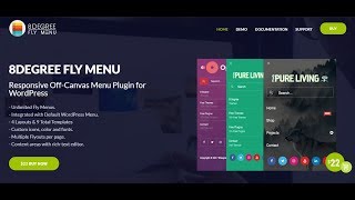 Best WordPress OffCanvas Menu Plugin for 2018 [upl. by Wagstaff876]