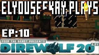 Direwolf20 121 Modpack Lets play  EP 10  Crops and Powergen Building [upl. by Allac]