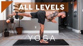 20 Minute Vinyasa Yoga For All Levels [upl. by Flanigan]