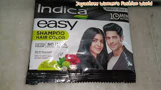 Indica easy hair colour shampoo review Indica hair colour shampoo review  haircolor shampoo [upl. by Latouche]