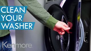 How to Clean Your Washing Machine Kenmore Clean Washer Cycle [upl. by Kath473]