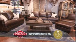 Underpriced Furniture  Leather Furniture Store in Atlanta [upl. by Imhskal559]