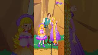 Rapunzel Saved a Poor Family  Moral Lesson shorts viral fairytales magicaltales [upl. by Skricki376]