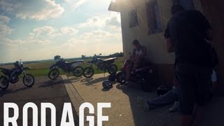 Rodage du Derbi en 70 et du Booster  GoPro HD [upl. by Verdha]