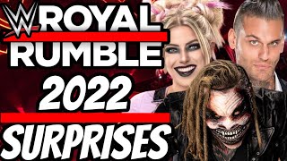 WWE ROYAL RUMBLE 2022 SURPRISES [upl. by Lancelle78]