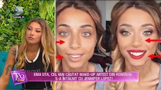 Teo Show 01112018  Ema Uta makeup artistul preferat de vedete ca Antonia Inna sau Delia [upl. by Curkell]