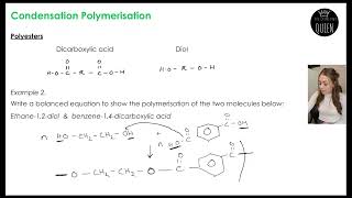 A level Chemistry Condensation Polymers [upl. by Adnirb]