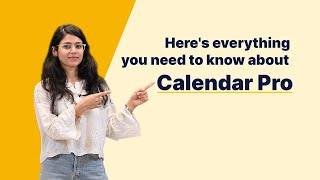 Heres everything you need to know about Calendar Pro [upl. by Sue]