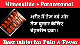 Nimesulide amp Paracetamol tablet usesdose priceside effect in hindipainkillerCalpoltempra [upl. by Kym]