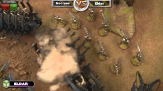 Necron vs Eldar Warhammer 40k Battle Report  Beat The Cooler Ep 18  Part 14 [upl. by Simetra549]