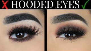 EASY smokey eye for HOODED eyes [upl. by Ttereve620]