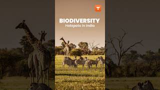 Which are the major biodiversity hotspots in India  upsc ias [upl. by Nolyat]