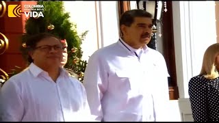 Colombia and Venezuela National Anthem  Presiden Petro Official State Visit [upl. by Swayder]