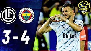 Lugano 3  4 Fenerbahçe MAÇ ÖZETİ  Şampiyonlar Ligi 2 Eleme Turu [upl. by Aninep717]