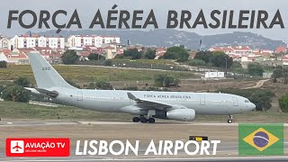 Airbus A330200 C30 • Força Aérea Brasileira • Primeira Missão de Repatriamento do Líbano [upl. by Litnahc]