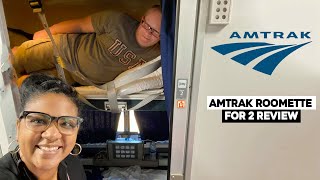 Amtrak Roomette Tour And Review For Two Passengers On Empire Builder [upl. by Snyder]