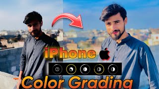 Color Grading In Iphone  iphone Photo Editing [upl. by Reniti]