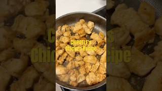 Chipotles Chicken Recipe 🔥 ytshorts food cooking homeade foodie [upl. by Bromley683]