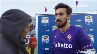 Ecco lultima intervista a Davide Astori nel post partita contro il Chievo 25 febbraio 2018 [upl. by Lisabeth]