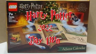 LEGO 76404 HARRY POTTER 2022 ADVENT CALENDAR DAY 2 [upl. by Mohandis745]