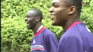 Desailly and Thuram discuss ways to stop Ronaldo before 98 World Cup Final [upl. by Cyrie833]