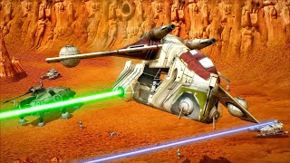 Star Wars Battlefront level 4 Geonosis Clone Wars [upl. by Amitie315]