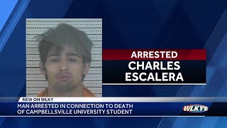 Man arrested in connection to Campbellsville University student death police say [upl. by Adniram]