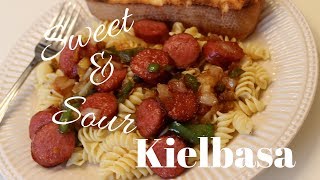 DINNER IDEA Sweet amp Sour Kielbasa Recipe [upl. by Auhoj999]