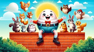 Humpty Dumpty RhymesNew Rhymes for kidspreschool learning Rhymes kids educational videos [upl. by Ereveniug]