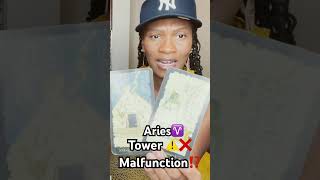 Aries tarot tower 🌋MalFunction ariestarot ariesjuly2024 tarottoday [upl. by Goldberg]