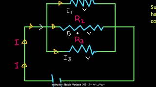 Combination of Resistors  Parallel Combination of Resistors  لسم ټولګی  فزیک  NabiaModasirNB [upl. by Ocsisnarf772]