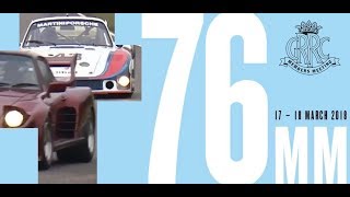 Porsche 935 Street Ojjeh Mansour Goodwood Road amp Racing 2018 [upl. by Liesa]