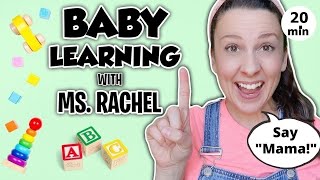 Baby Learning With Ms Rachel  First Words Songs and Nursery Rhymes for Babies  Toddler Videos [upl. by Nitsrik]