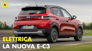 Nuova Citroen C3 elettrica 2024  La eC3 va MEGLIO che a BENZA [upl. by Utta]