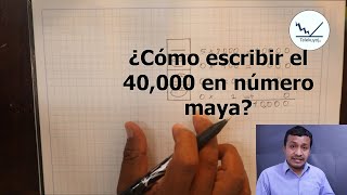 ¿Cómo se escribe el número 40000 en número maya [upl. by Ellimaj]