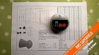 RWS Superfield 552mm 22  Air Rifle Pellet Review 3 [upl. by Normak835]