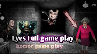 Eyes  Skip  Full  game  play Horror Gaming  eyes [upl. by Phox]