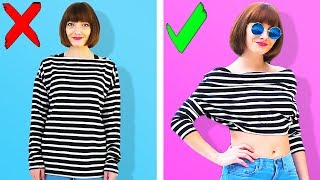 23 COOL CLOTHING HACKS [upl. by Koch]