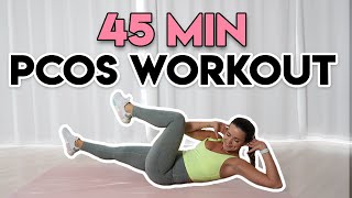 45Minute PCOS Workout Compilation Embrace the Journey to Health [upl. by Jadda]