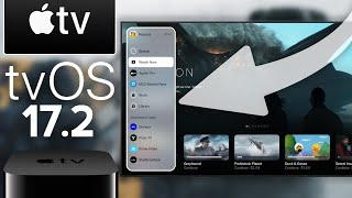 Whats New tvOS 172  New Revamped Apple TV App Side Bar [upl. by Romanas]