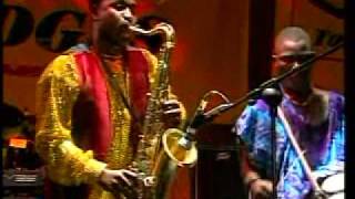 1996 KOLA OGUNKOYA Gbedu master Afrobeat live BampH concert in Lagos Nigeria [upl. by Ahsrat422]