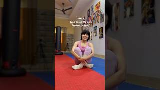 Day 1  learn to kick like a pro  beginners friendly  tutorial motivation flexibility series [upl. by Ailhad]