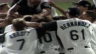 WS1997 Gm7 Scully calls Marlins World Series win [upl. by Madriene]