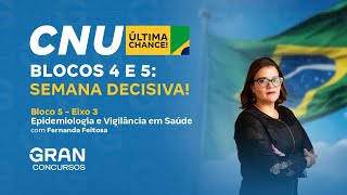 CNU Saúde Bloco 5  Eixo 3  Semana Decisiva Epidemiologia e Vigilância em Saúde [upl. by Ogren699]