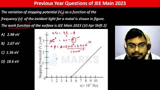 The variation of stopping potential V0 as a function of the frequency ν of the incident light [upl. by Teferi397]