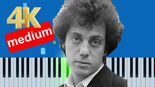 Billy Joel  Vienna Medium Piano Tutorial 4K [upl. by Ayo513]