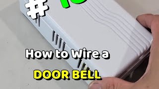 Wiring A Doorbell [upl. by Almena]