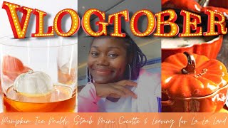 VLOGTOBER PUMPKIN ICE MOLDSSTAUB MINI COCOTTE amp LEAVING FOR LA LA LAND [upl. by Ehav176]