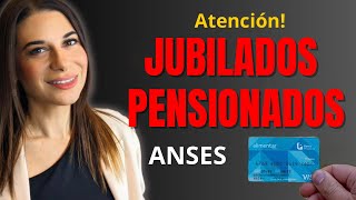 JUBILADOSNUEVO BONO CONFIRMADO 💥👉🏻Tarjeta Alimentar para jubilados y pnc AUMENTOS Septiembre 2024 [upl. by Klusek]